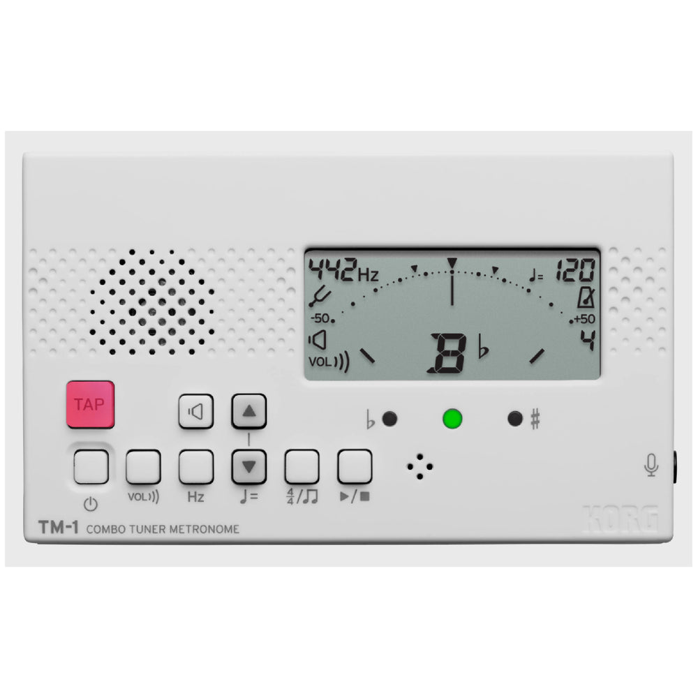 Korg TM-1 - Combo Tuner and Metronome - White