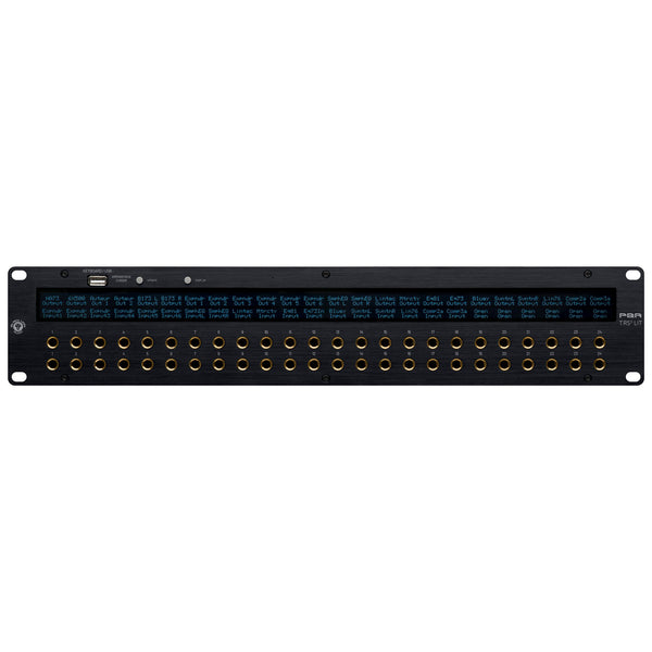 Black Lion Audio PBR TRS3 LIT 48-Point TRS Patchbay w/ LCD