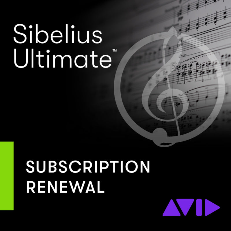 Sibelius Ultimate TEAM 1-Year Subscription Renewal