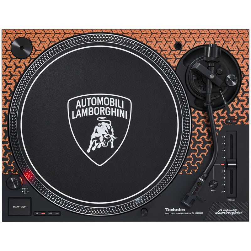 Technics SL1200M7BD Lamborghini Projet Collaboration Orange