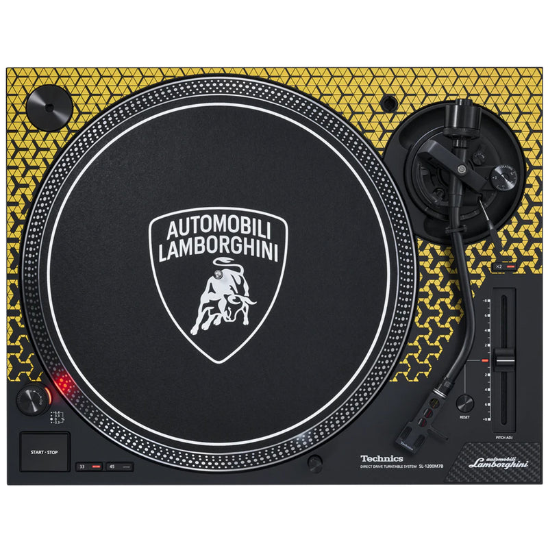 Technics SL1200M7BY Lamborghini Projet Collaboration Yellow