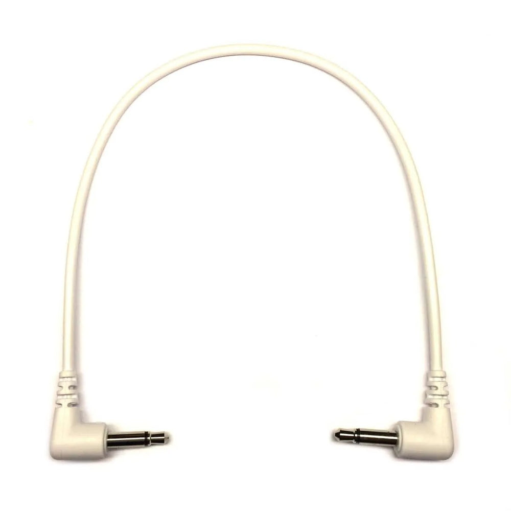 Tendrils Right Angled Eurorack Patch Cable 5cm White 6 Pack