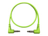 Tendrils Right Angled Eurorack Patch Cable 5cm Lime 6 Pack