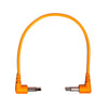 Tendrils Right Angled Eurorack Patch Cable 15Cm Orange 6 Pac