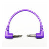 Tendrils Right Angled Eurorack Patch Cable 10Cm Purple 6 Pac