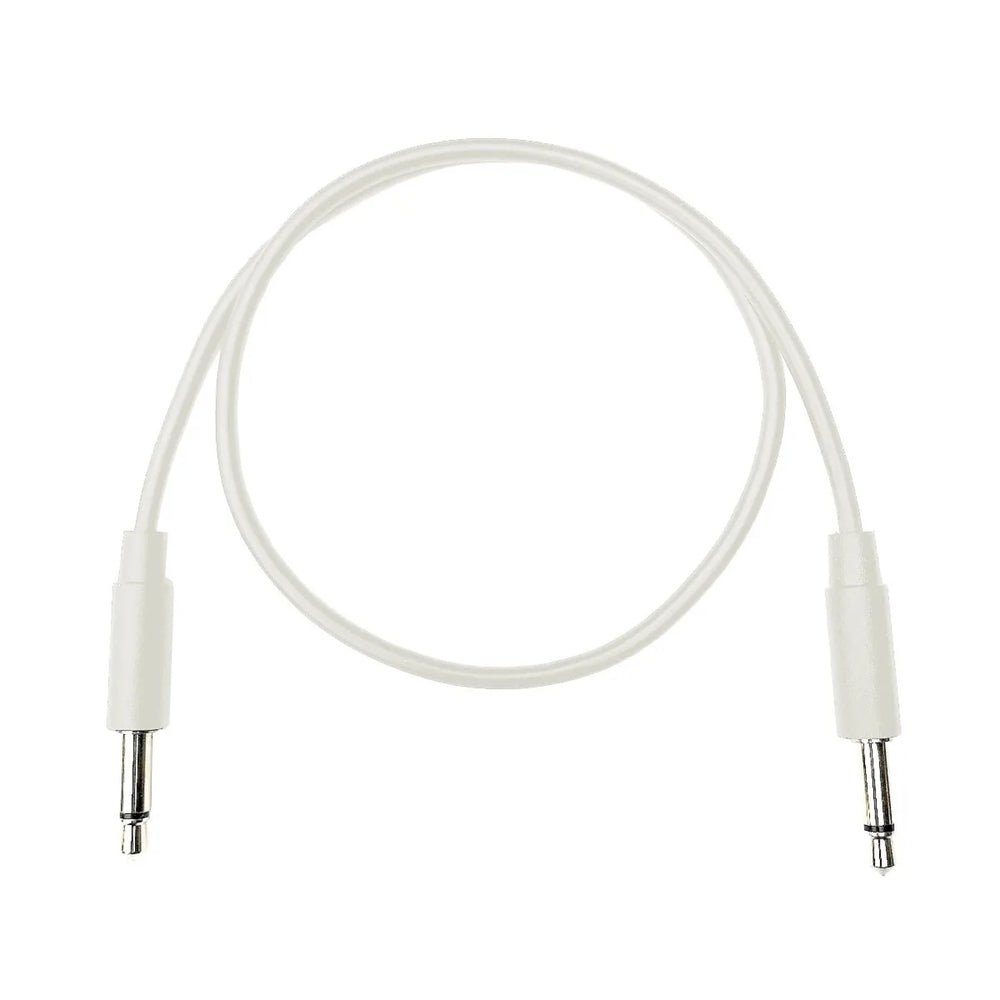 Tendrils Straight Eurorack Patch Cable 120Cm White 6 Pack