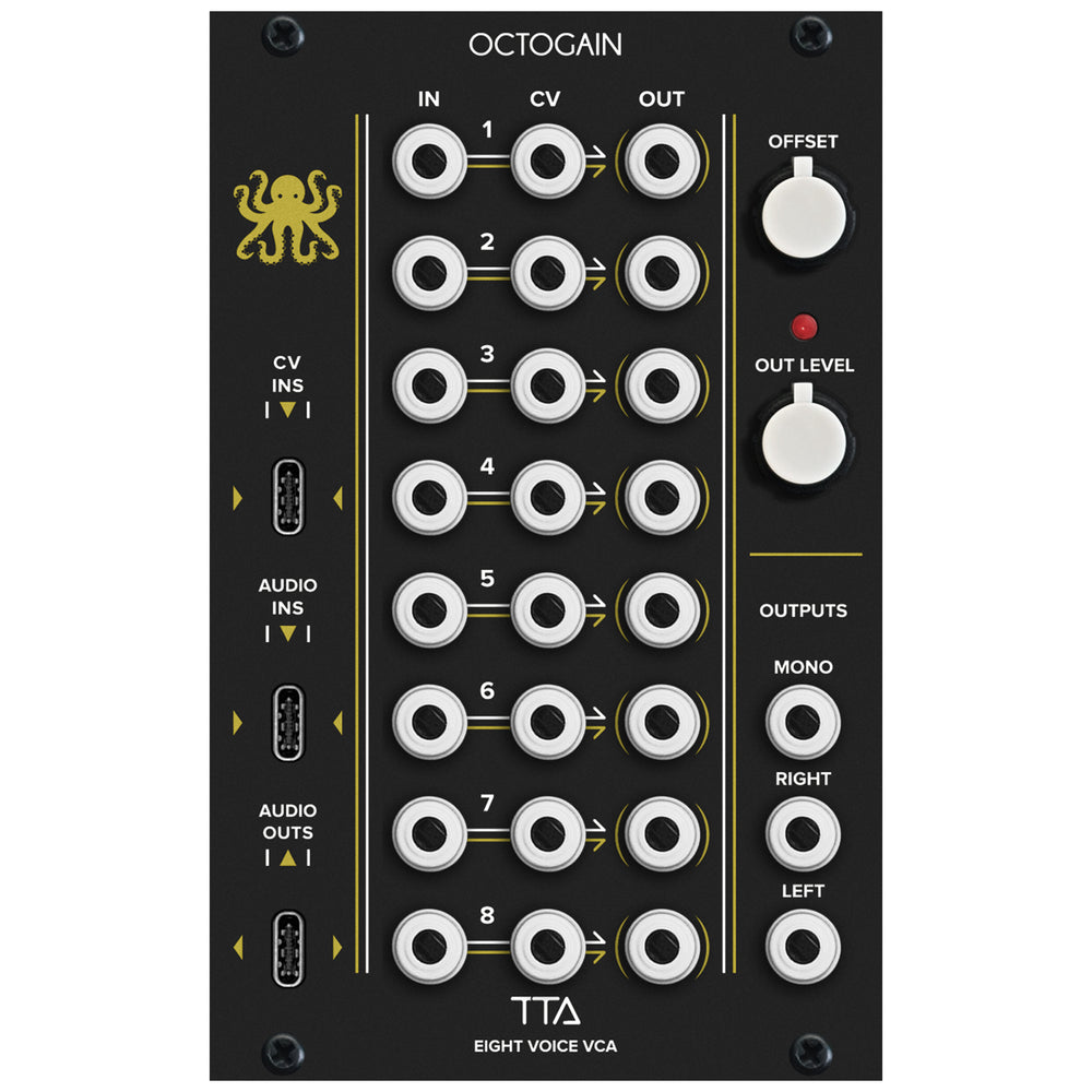 Tiptop Octogain 8 Voice Polyphonic Analog Audio VCA