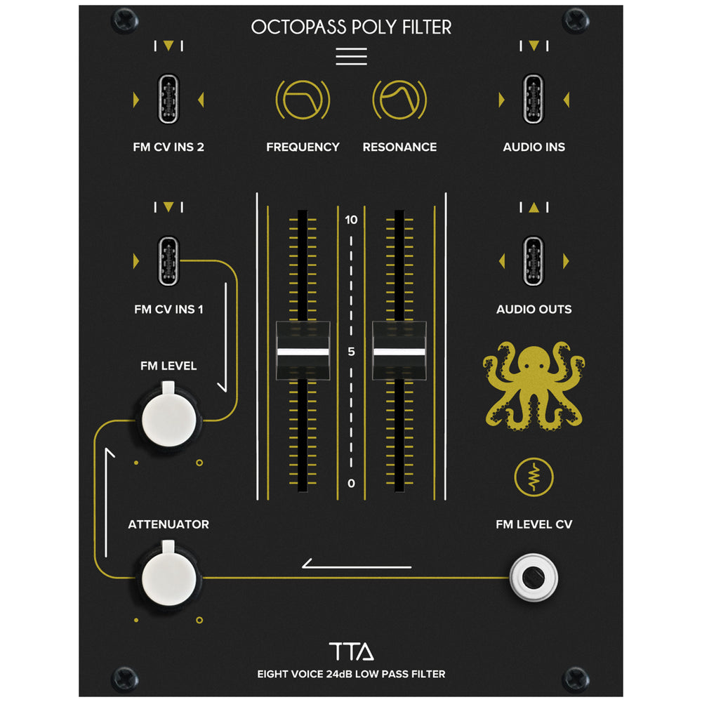 Tiptop Octopass 8 Voice Pro 24db/Octave Low Pass Filter