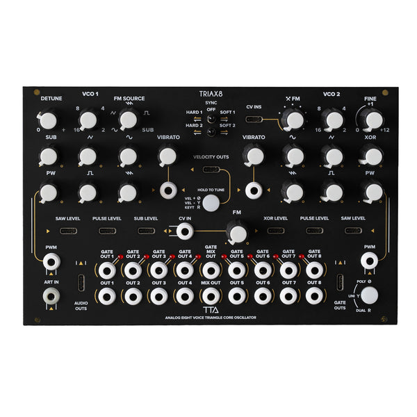 Tiptop Triax8 - Analog Eight-Voice Triangle Core Oscillator