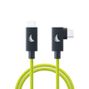 Angelbird USB-C 4.0 Solid Flex RA Cable Lime 3.3ft