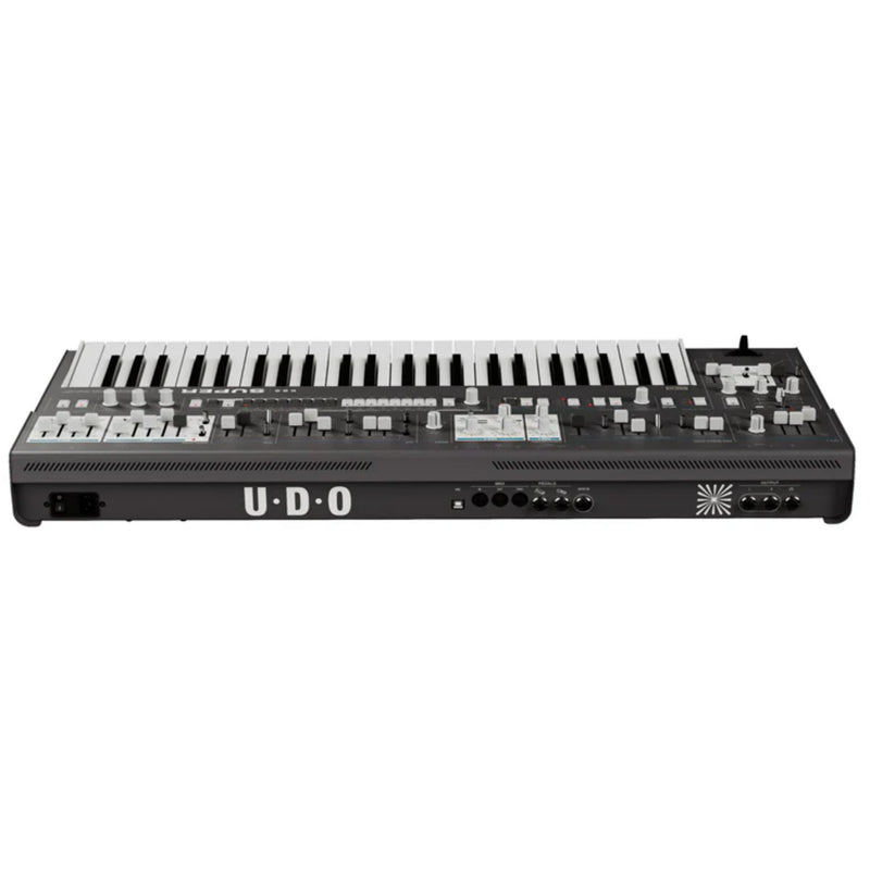 UDO Super 6 ST49 Polyphonic Hybrid Keyboard Synth Black