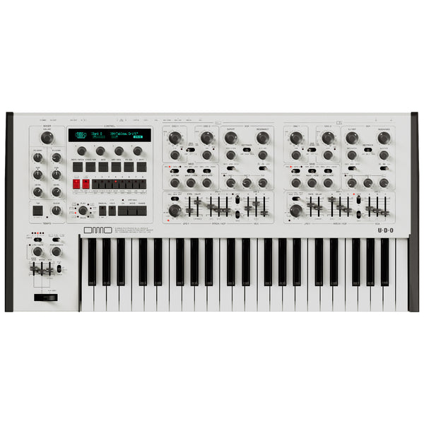 UDO DMNO - 8 Voice Polyphonic Binaural Analog-hybrid Synth - White