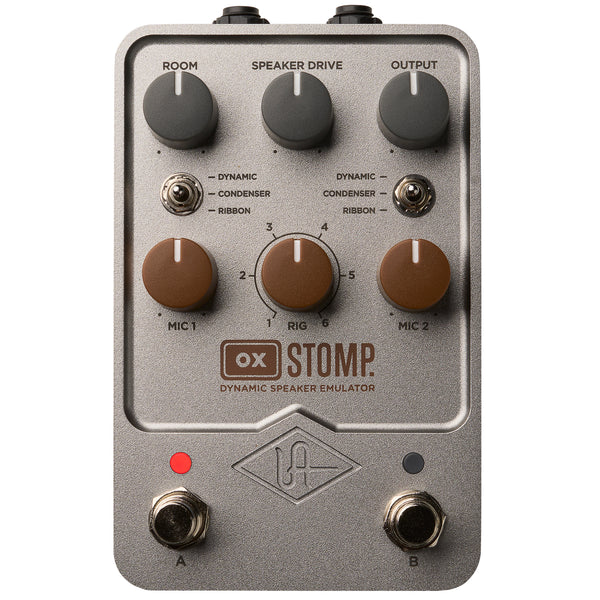 ギター UAFX OX Stomp Dynamic Speaker Emulator Universal-Audio-UAFX-OX-Stomp-