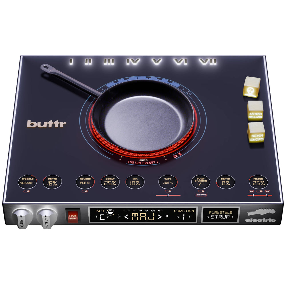 buttr FX - Guitar-focused VST/AU/AAX instrument tool