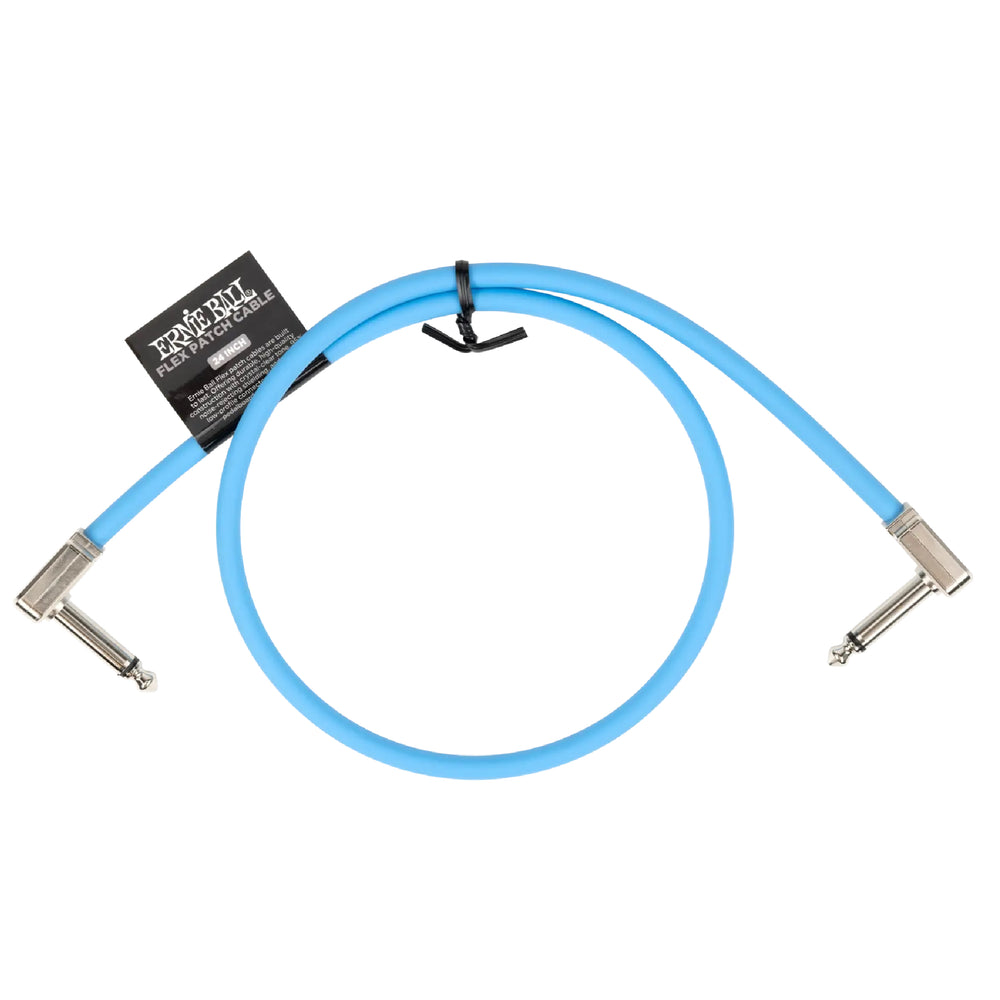 Ernie Ball 6458EB Flex Patch Cable 24in - Blue