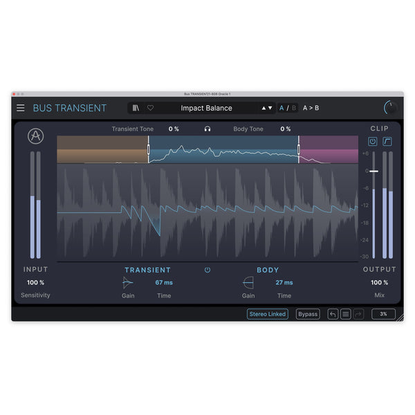 Arturia Bus Transient, Attack Shaper
