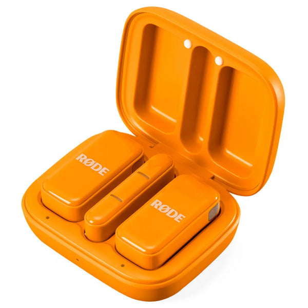Rode Ultra-Compact Dual Wireless Mic Kit USB-C Orange