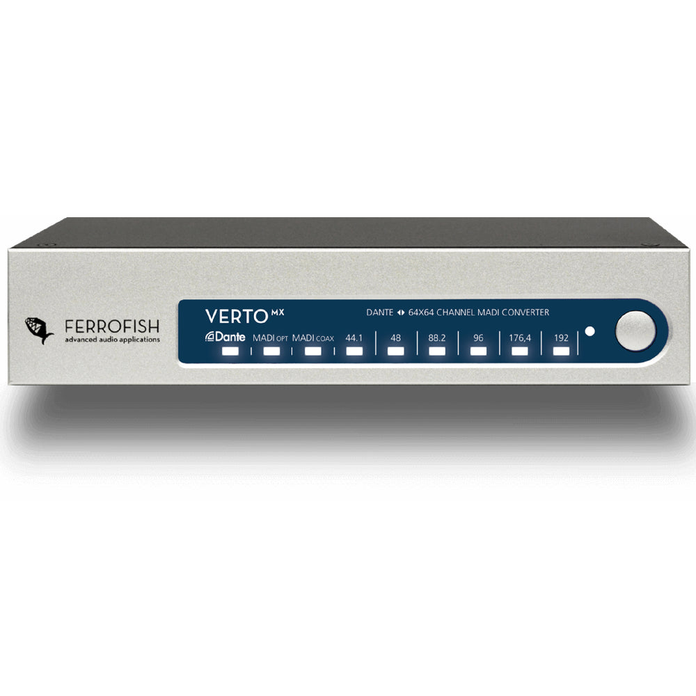 Ferrofish Verto MX 64×64 Channel MADI–Dante Converter