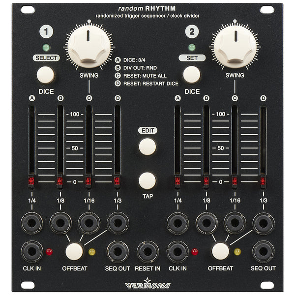 Vermona randomRHYTHM Random-Based Trigger Sequencer