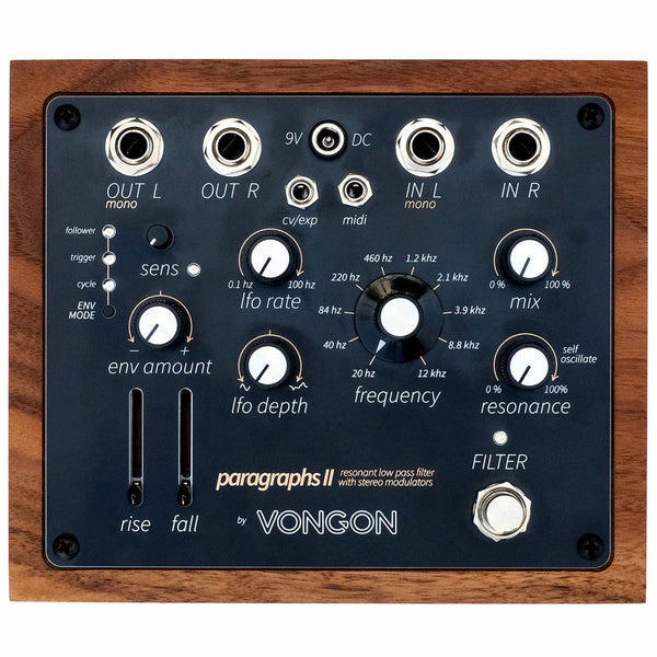 Vongon Paragraphs II Resonant Low Pass Filter