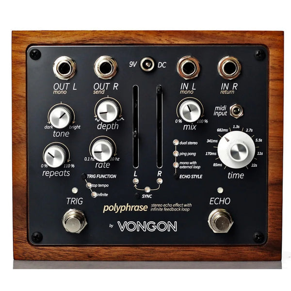 Vongon Polyphrase - Stereo Echo Pedal