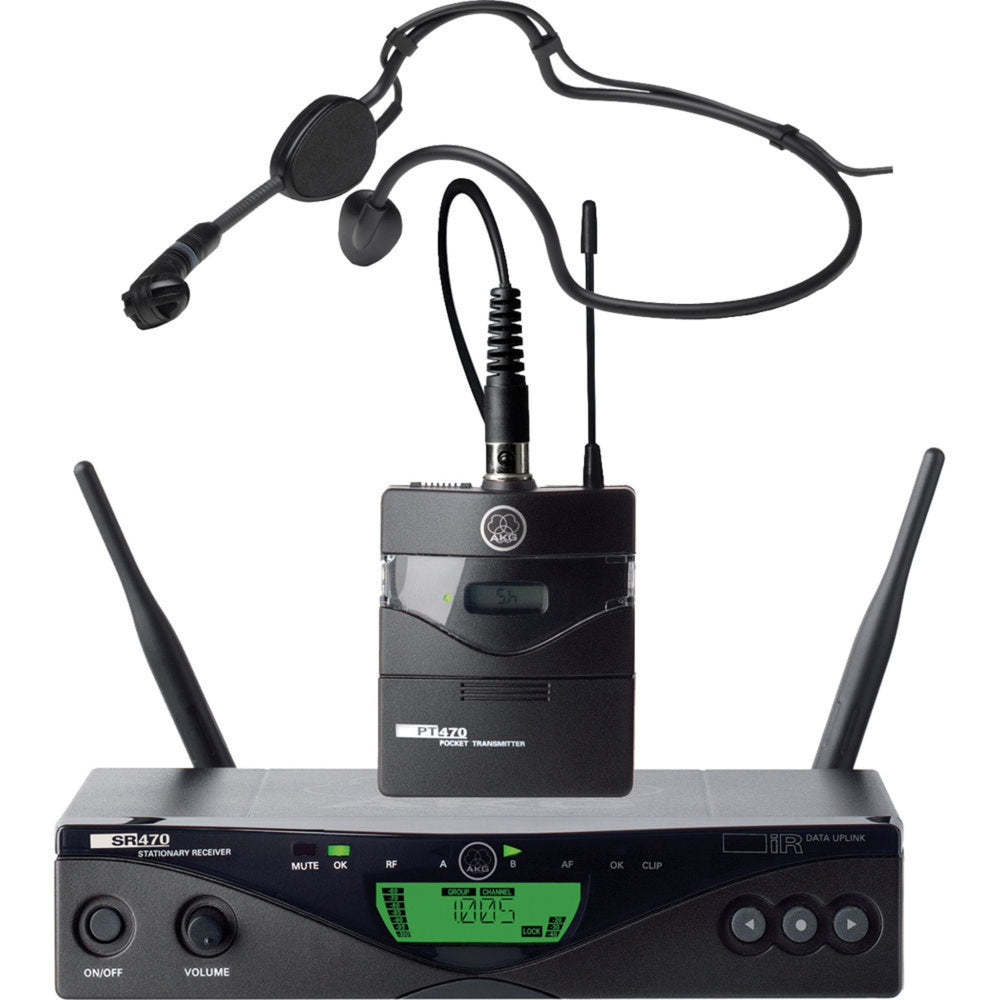 AKG WMS470-SPORTS-SET-BD8 Sports Set Wireless Headworn