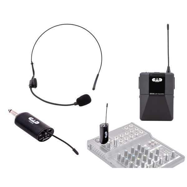 CAD Audio WX55 - Digi Freq Agile UHF BP W/L Single Channel