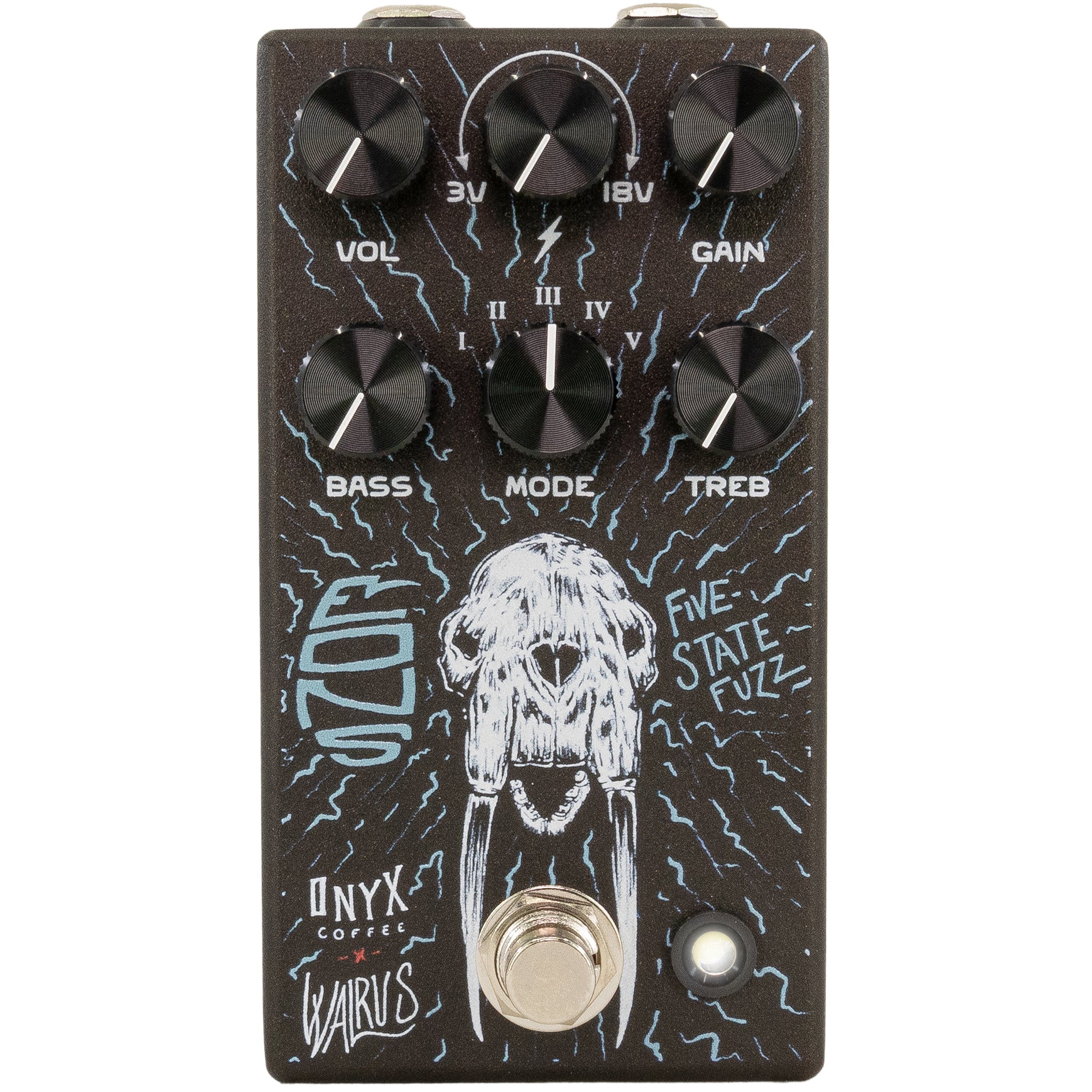 Walrus Audio Eons Five-State Fuzz Onyx Edition