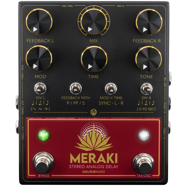 ギター walrus audio MERAKI STEREO ANALOG DELAY Walrus-Audio-Meraki-Analog-