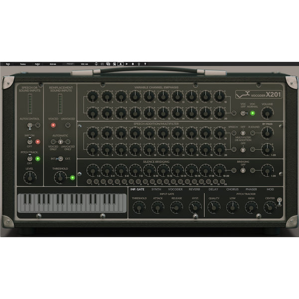 XILS 201 Vocoder -  Vocoder with 18 Filter banks.