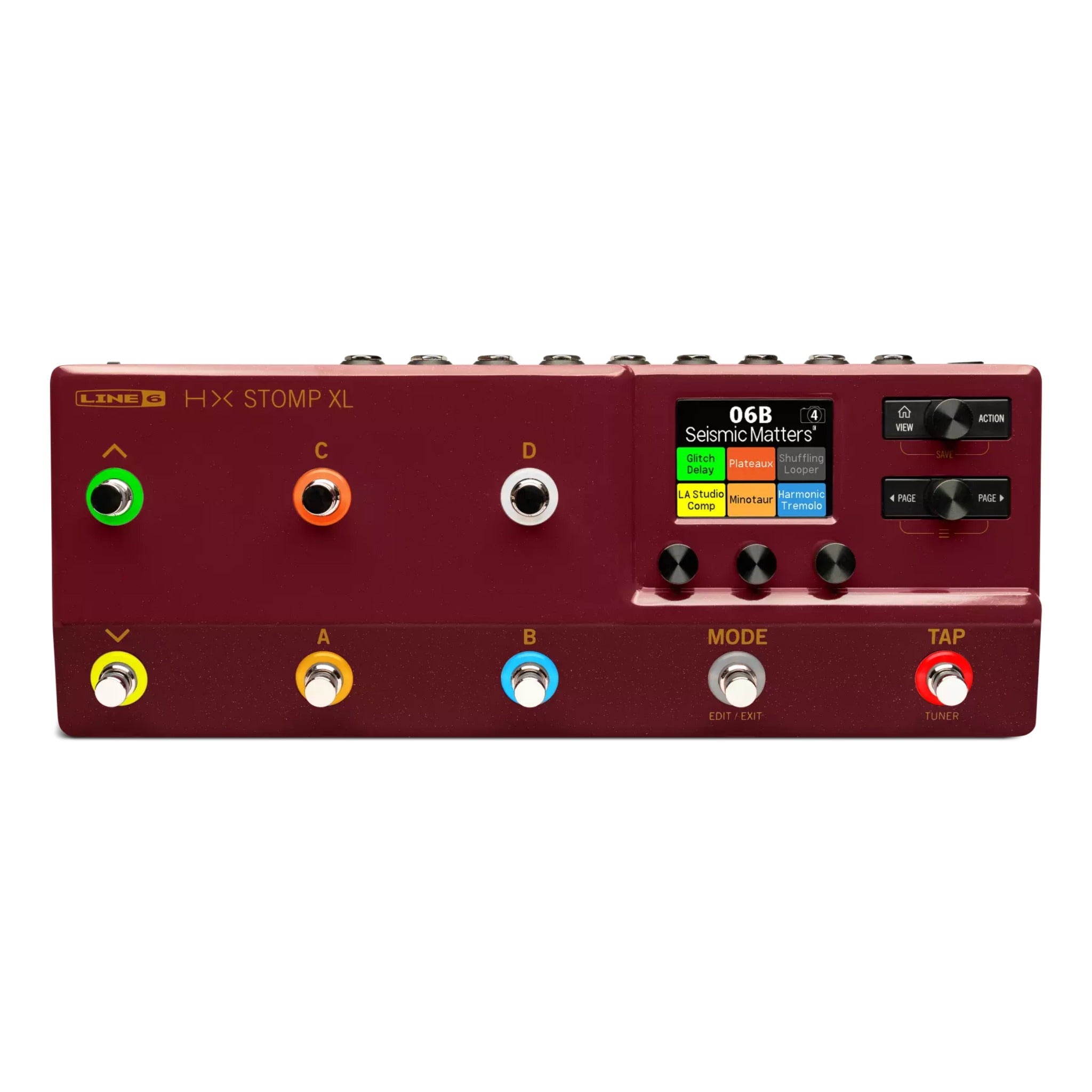 Line6 HX Stomp XL Amp & Effects Processor - Burgundy Line6 HX Stomp XL Amp & Effects Processor - Burgundy