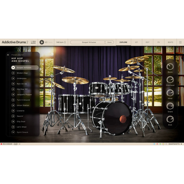 XLN Audio Addictive Drums 2: Hip Hop and Gospel Collection