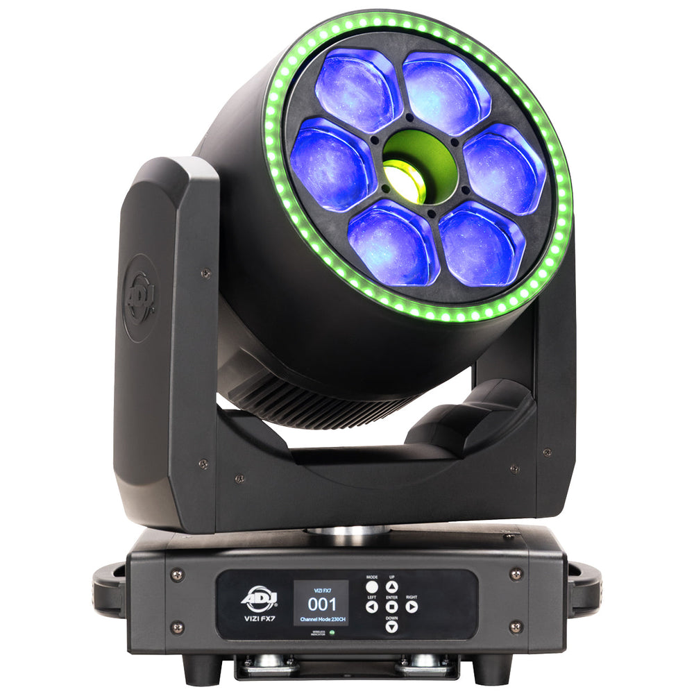 ADJ Moving Head with 7 x 4-in-1 60W RGBL