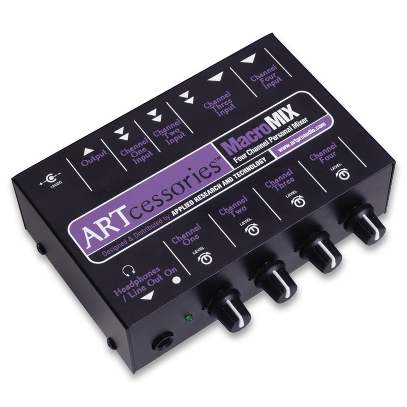Art Pro Audio MACROMIX 4-Channel Mini Mixer