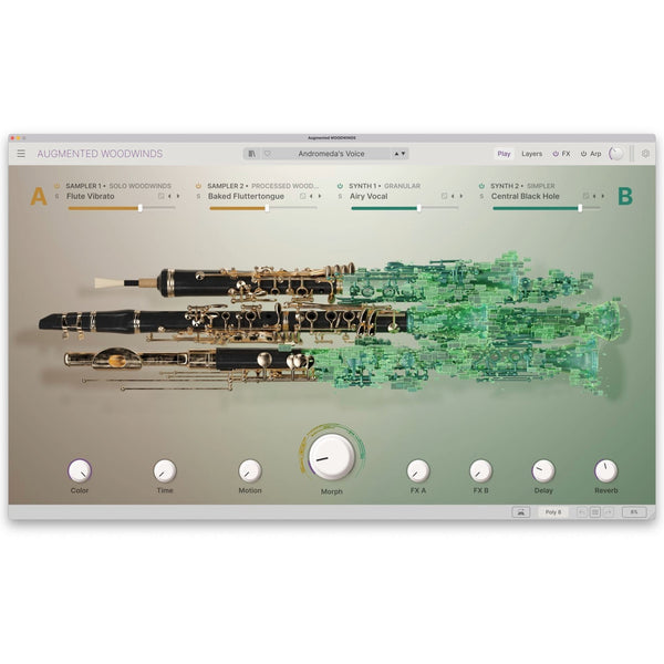 Arturia Augmented WOODWINDS License | Acoustic instruments reinvented