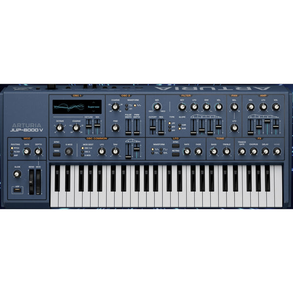 Arturia Jup-8000 V | Supersaw digital synthesizer