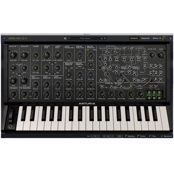 Arturia KORG MS-20 V License | Primal black monolith