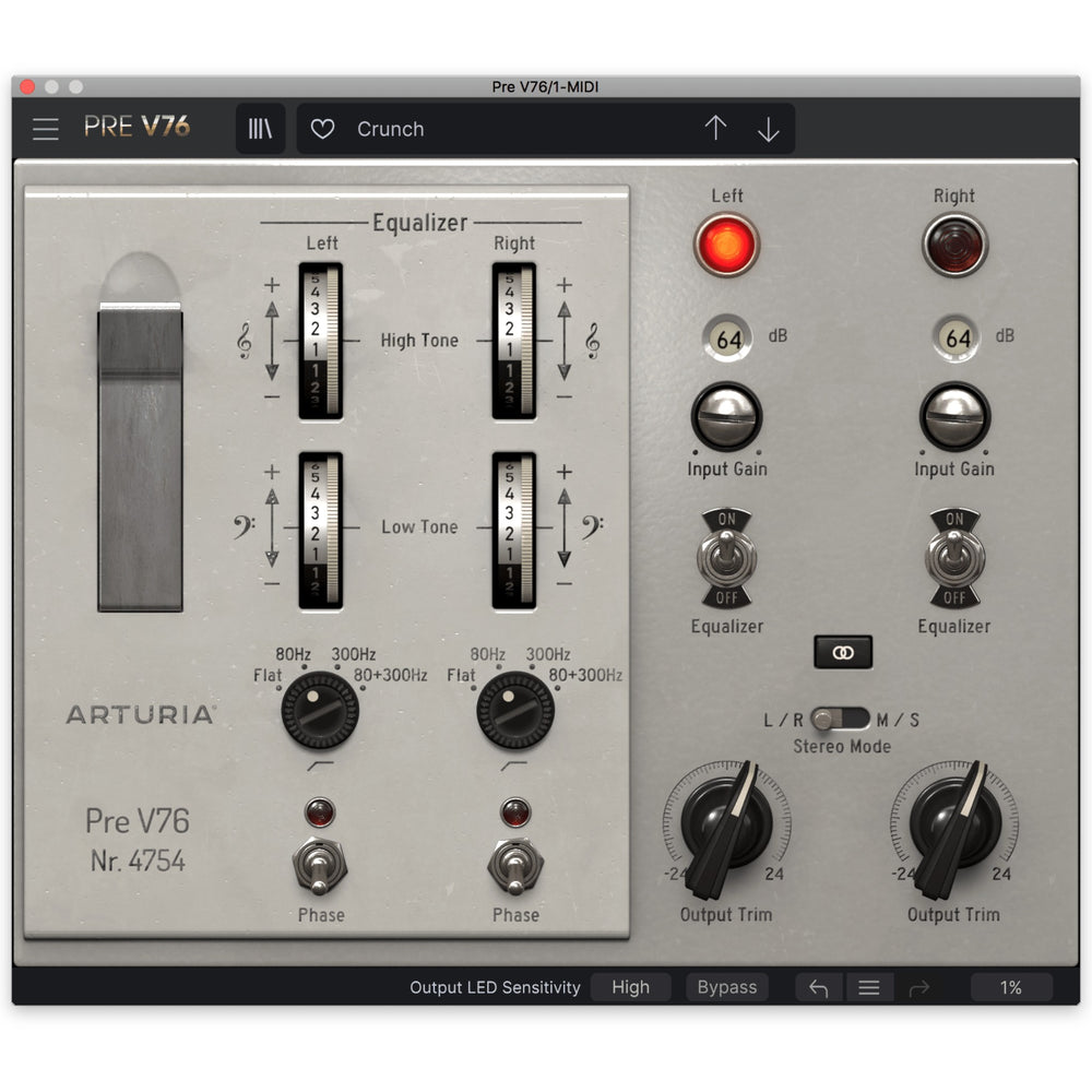 Arturia V76-Pre License | Finest Vintage Tube Preamp