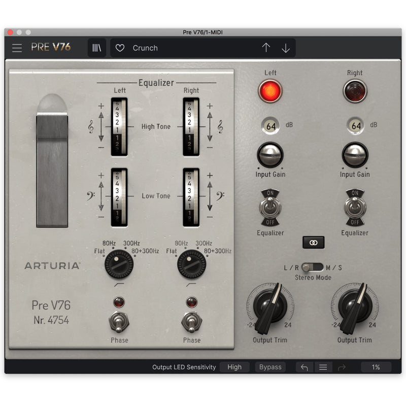 Arturia V76-Pre License | Finest Vintage Tube Preamp