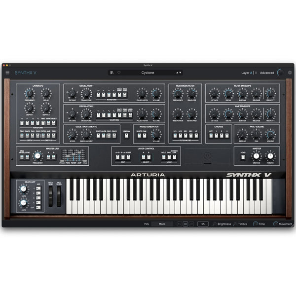 Arturia Synthx V | Multitimbral Analog Synthesizer