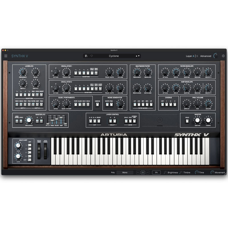 Arturia Synthx V | Multitimbral Analog Synthesizer