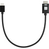 Câble Atomos HDMI Mini vers HDMI pleine taille 4K60 à verrouillage 30 cm