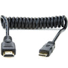 Câble HDMI Atomos Coiled Mini vers Full 50cm