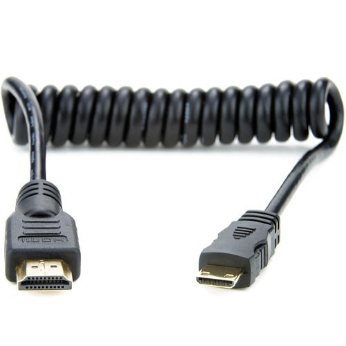 Câble HDMI Atomos Coiled Mini vers Full 50cm