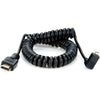 Atomos Coiled Micro To Full HDMI Cable 50cm Angled