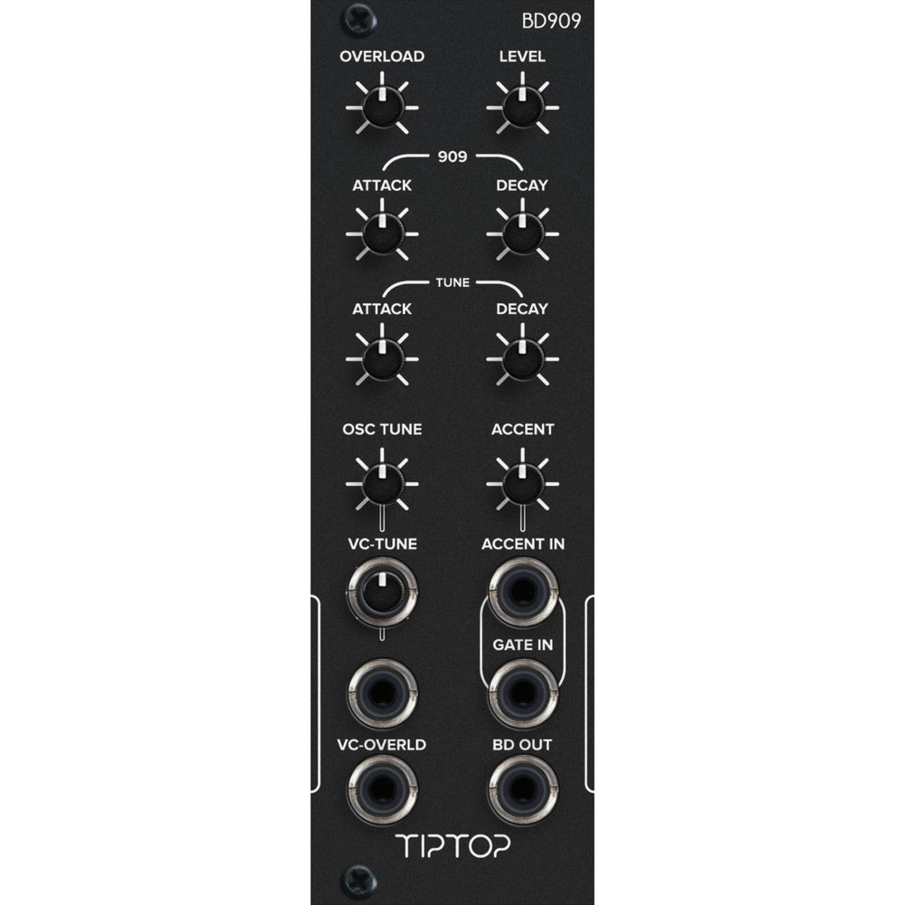 Tiptop BD909 TR909 Bass Drum Generator Black