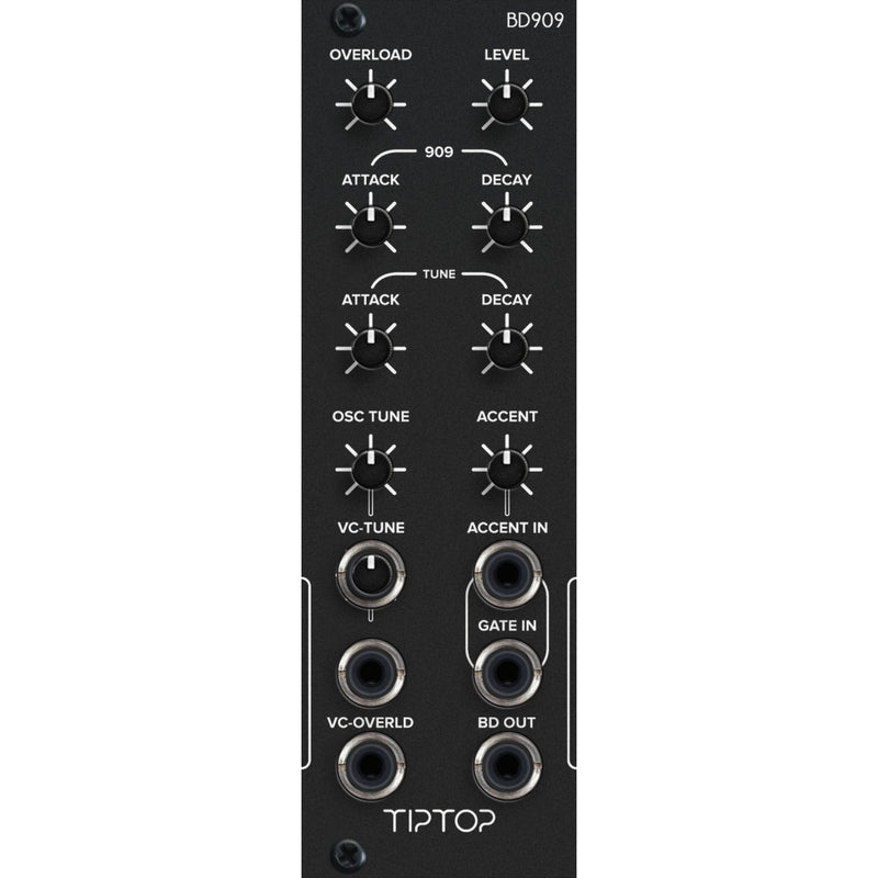 Tiptop BD909 TR909 Bass Drum Generator Black