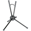 K&M 14340-Black Folding Alto Saxophone Stand Velour Bag