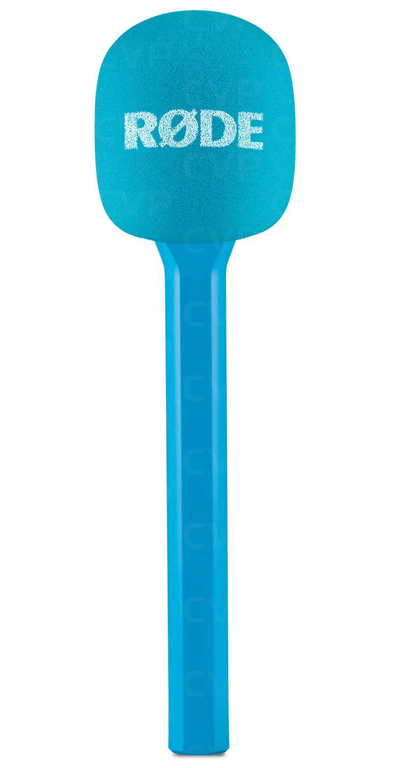 Rode Interview GO Handheld Mic Adapter for Wireless Clip-On Transmitter - Blue