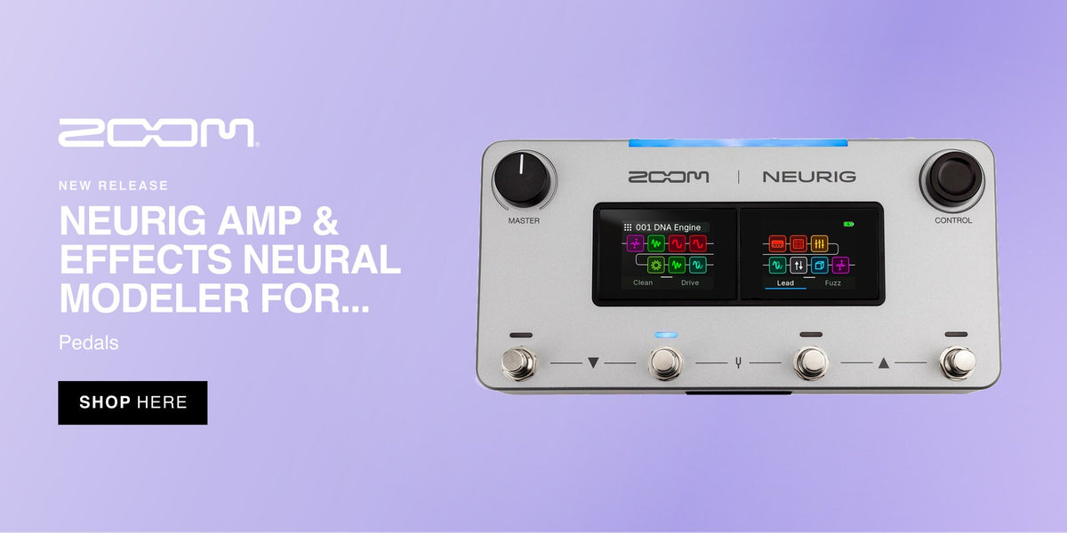New release: Zoom Neurig Amp & Effects Neural Modeler For Guitar at Moog Audio
